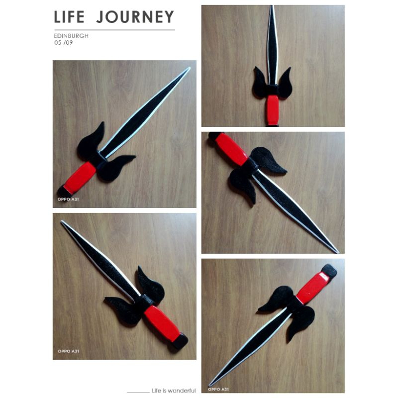 Trisula Silat Beladiri/Trisula Kayu/Trisula Pencak Silat/Trisula IPSI/Trisula Mainan/Trisula Pusaka