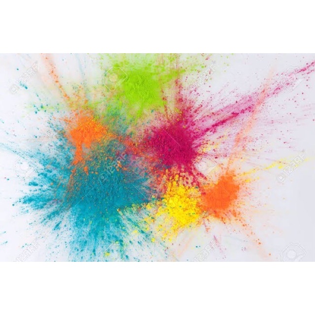 Shoporenku Holi Powder Warna Warni Bubuk Food Grade 1Kg