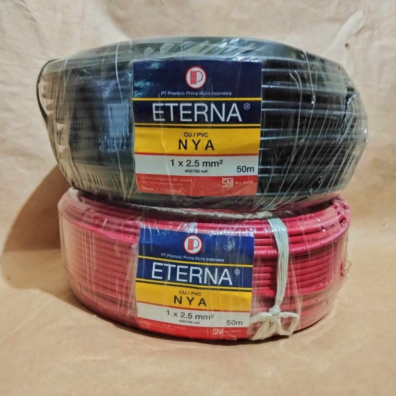 Kabel ETERNA 50meter NYA 1x2,5