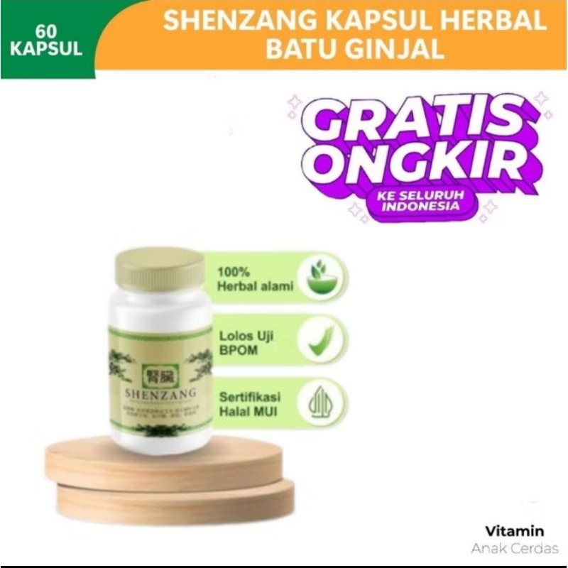 Shenzang 60 Kapsul Obat Ginjal Paling Ampuh Original