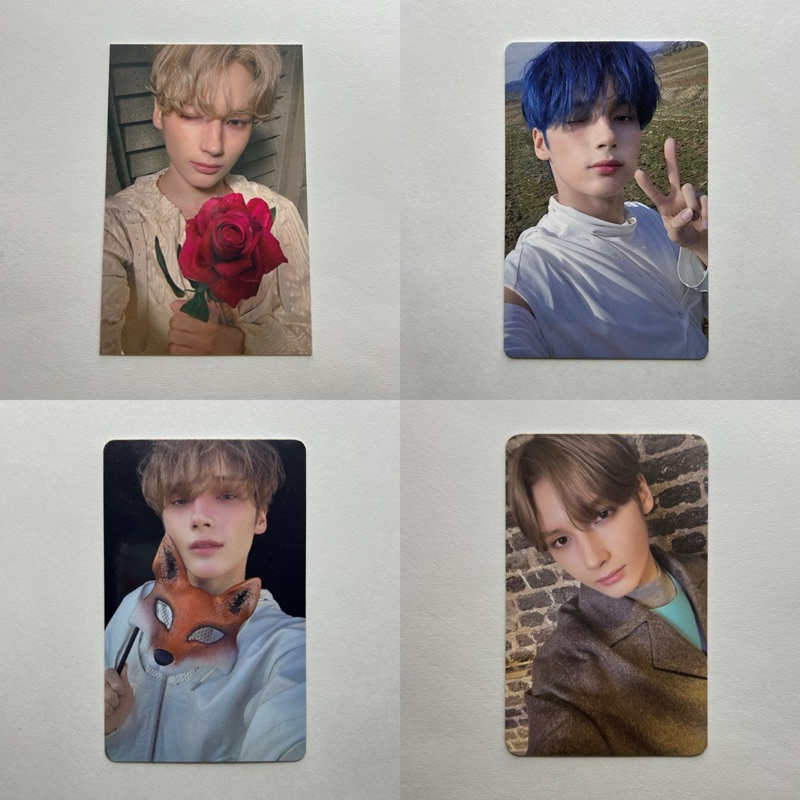 TXT Hueningkai Topeng photocard / Hueningkai broadcast mawar M3 Tomorrow / Hueningkai YZY R1 / Hueni