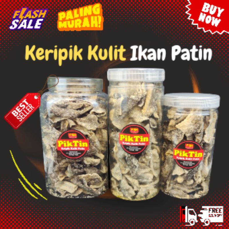 

Keripik Kulit Ikan Patin | Piktin Variasi Ukuran