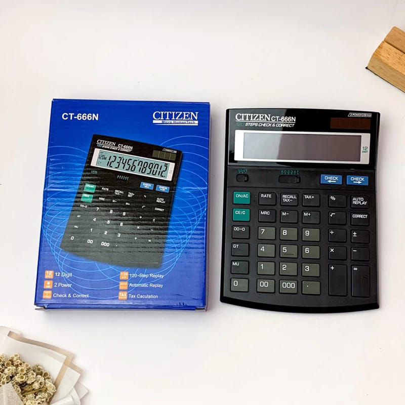 

KALKULATOR CT-666N CHECK & CORRECT