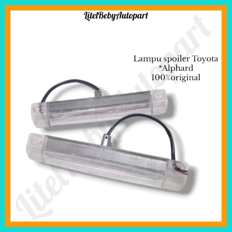 lampu spoiler alphard