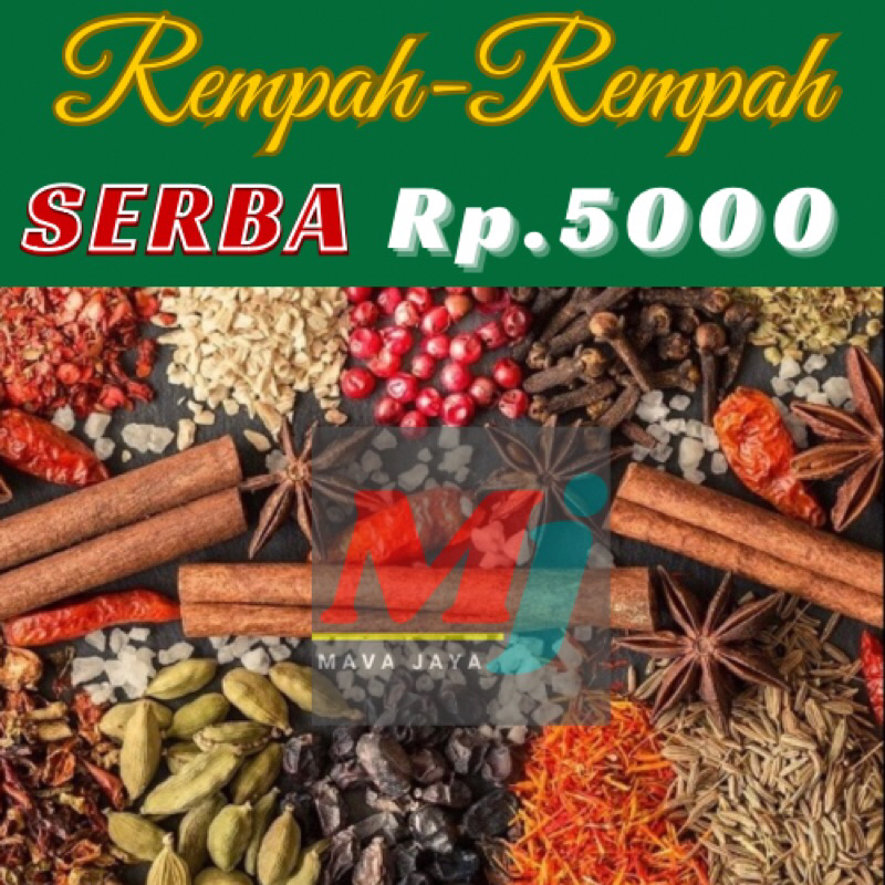 

rempah serba 5000/lengkapREMPAH ALAMI MURAH 5000an