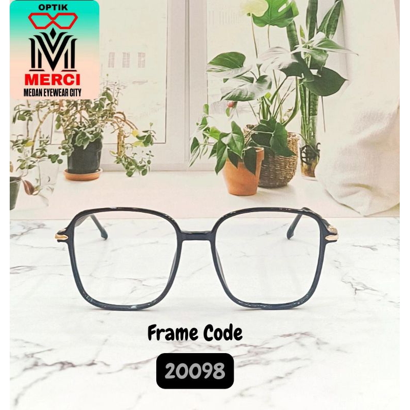 Kacamata cewek model Kotak Kode Frame 20098