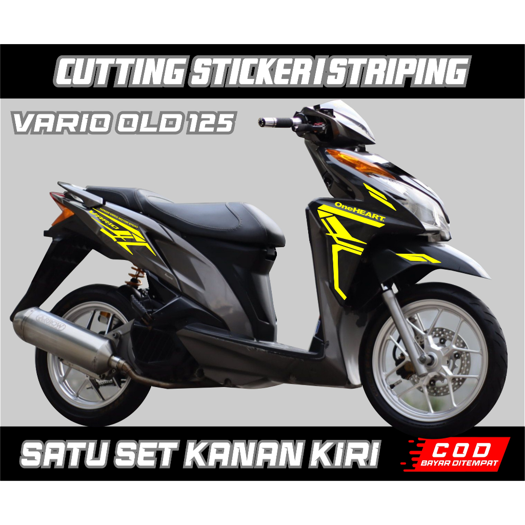 CUTTING STICKER|STRIPING MOTOR VARIO OLD 125