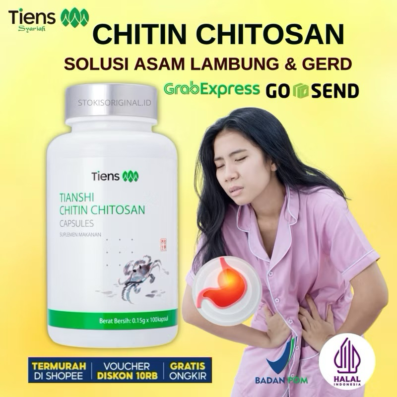 Tiens Obat Asam Lambung Kronis Maag Asam Lambung Tiens Chitin Chitosan Tiens