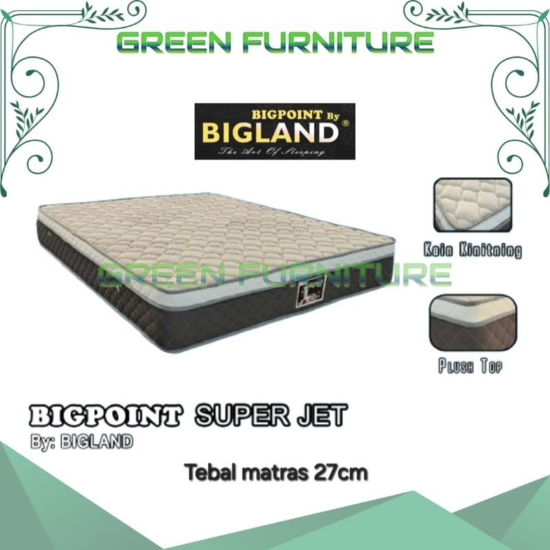 springbed matras BIGPOINT BY BIGLAND SUPER JET matras kasur spring bed