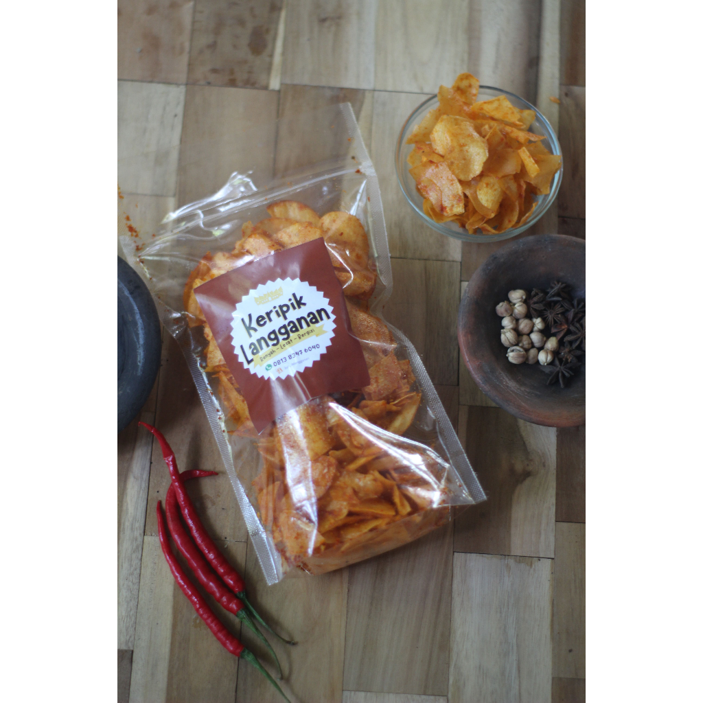 

KERIPIK LANGGANAN Keripik SINGKONG Original Rasa BALADO 250 GRAM ASLI DARI BUKITTINGGI