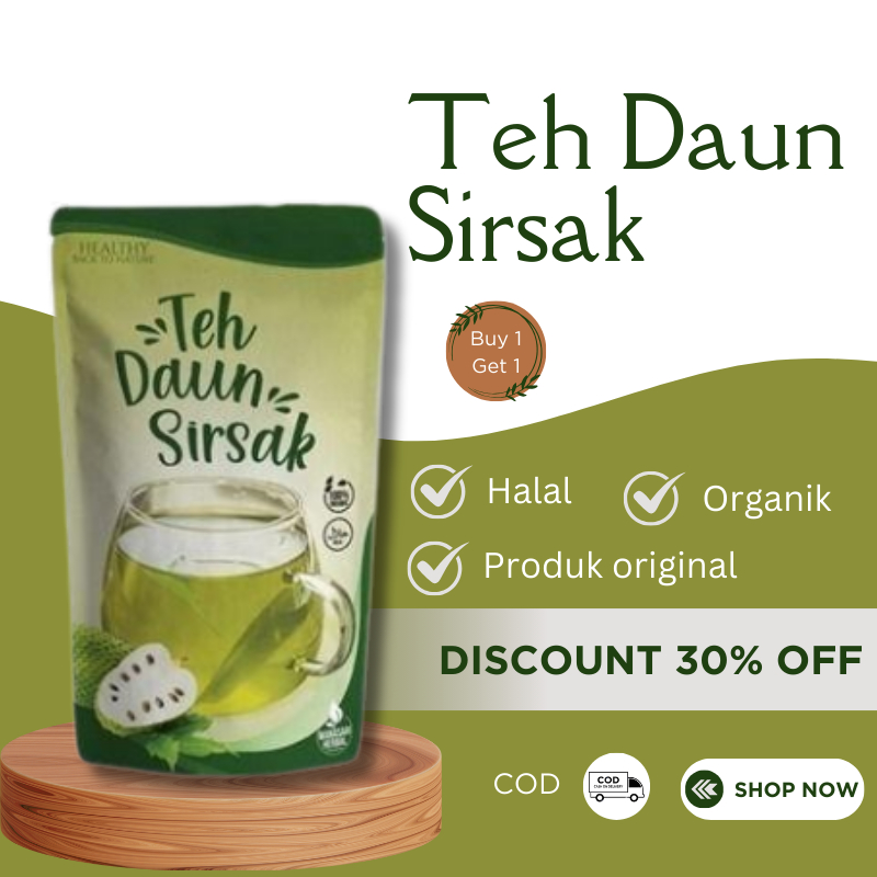 

TEH DAUN SIRSAK PREMIUM ALAMI 100% ORIGINAL OBAT HERBAL ANTI KANKER PENYEMBUH DIABETES ASAM URAT REMATIK TUMOR TEH DAUN SIRSAK EKSTRAK DAUN SIRSAK ALAMI