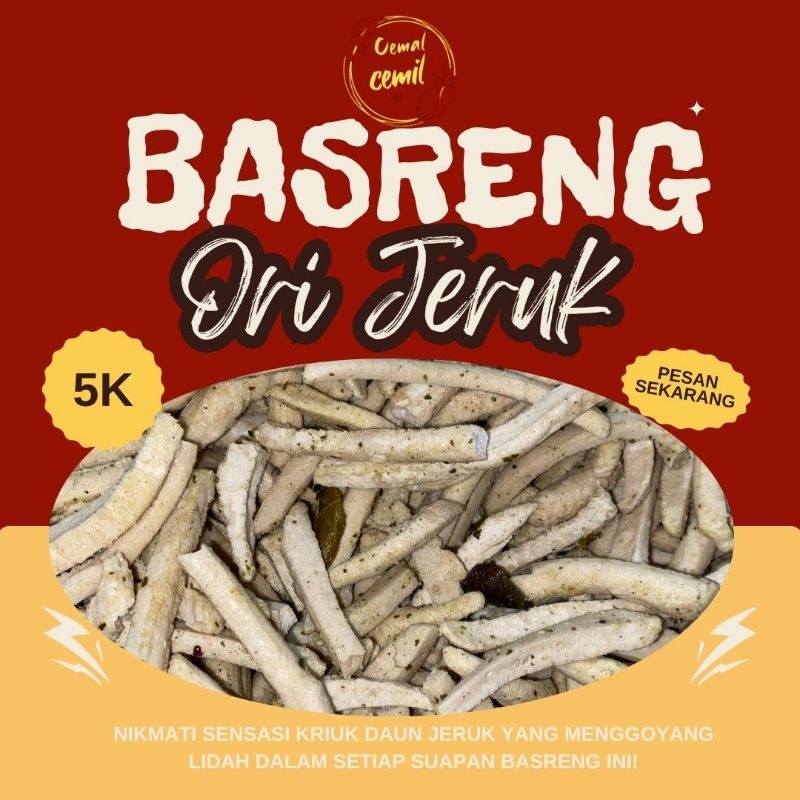 

BASRENG STIK Daun Jeruk Original/Basreng Original 80g
