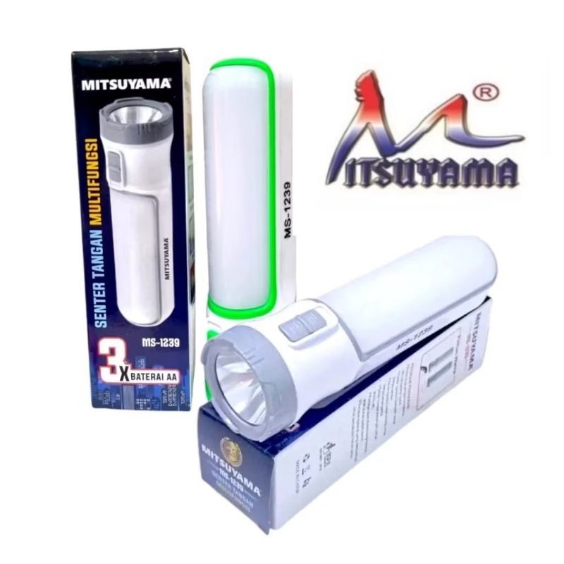 Senter Tangan Mitsuyama MS-1239 Murah Senter Kecil Baterai AA