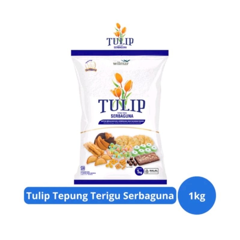 

Tepung terigu tulip kemasan 1kg