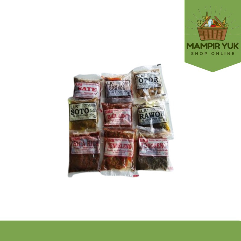 

Bumbu instan BMB semua varian 1 pcs | mampiryuk