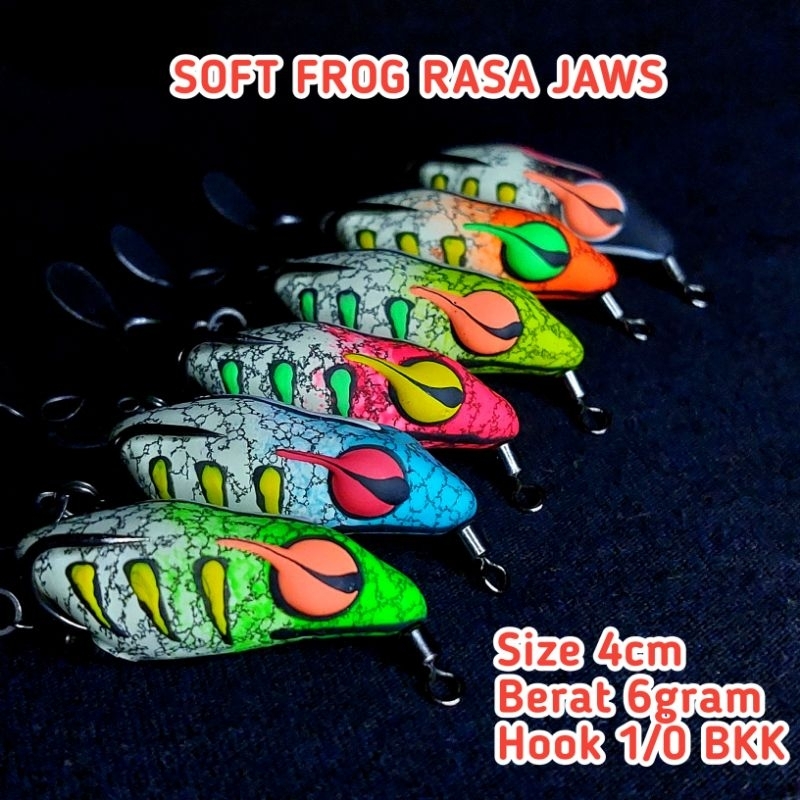 [NEW] SOFTFROG RASA JAWS / SOFTFROG RASA JAWES / Soft frog berisik/ Softrog rasa jaws / Sofrog mini 