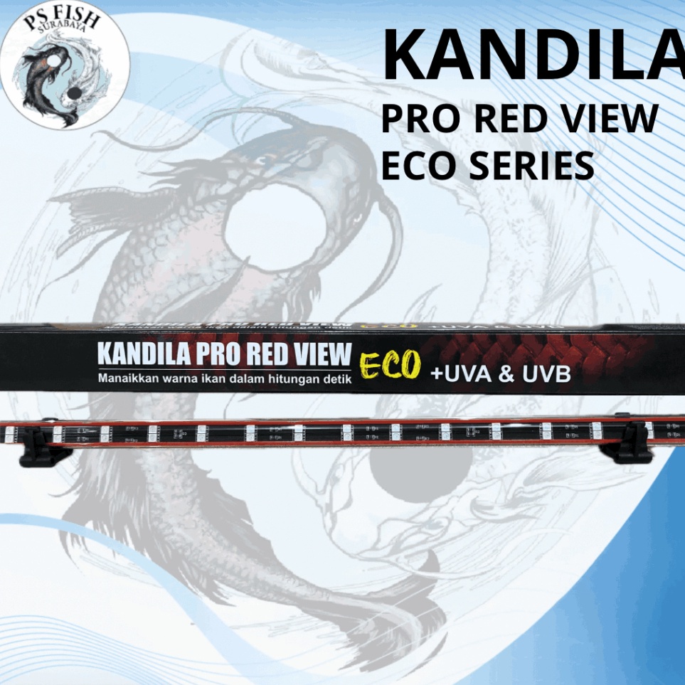 Diskon Gembira  Kandila Pro Red View Eco Series T4 WRGB Lampu Celup Aquarium  UVA UVB  PS FISH