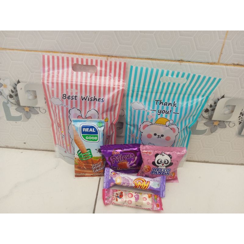 

Bingkisan Snack Ulang Tahun Anak ziplock warna Ak/Hampers Snack ultah anak