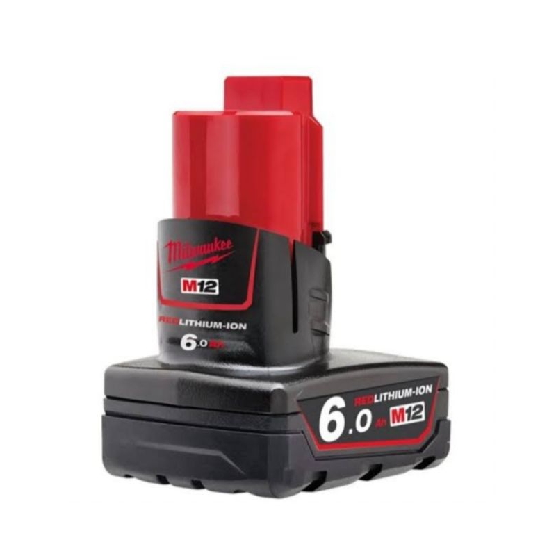 MiLwaukee Baterai M12 6.0 AH Battery For CordLess MiLwaukee M12