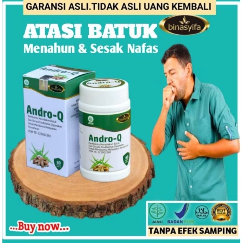 Obat Batuk Herbal | obat batuk kering | obat batuk ampuh ANDRO Q