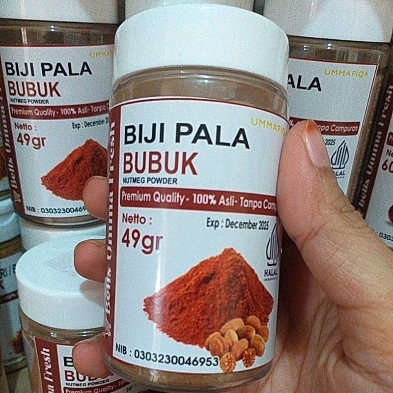 

Biji Pala Bubuk organik UmmaFiqa 45gr