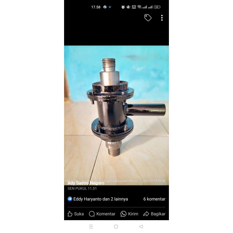 Alat bor sumur water swipel / jeksi stang bor pipa 2 / 2½ inch