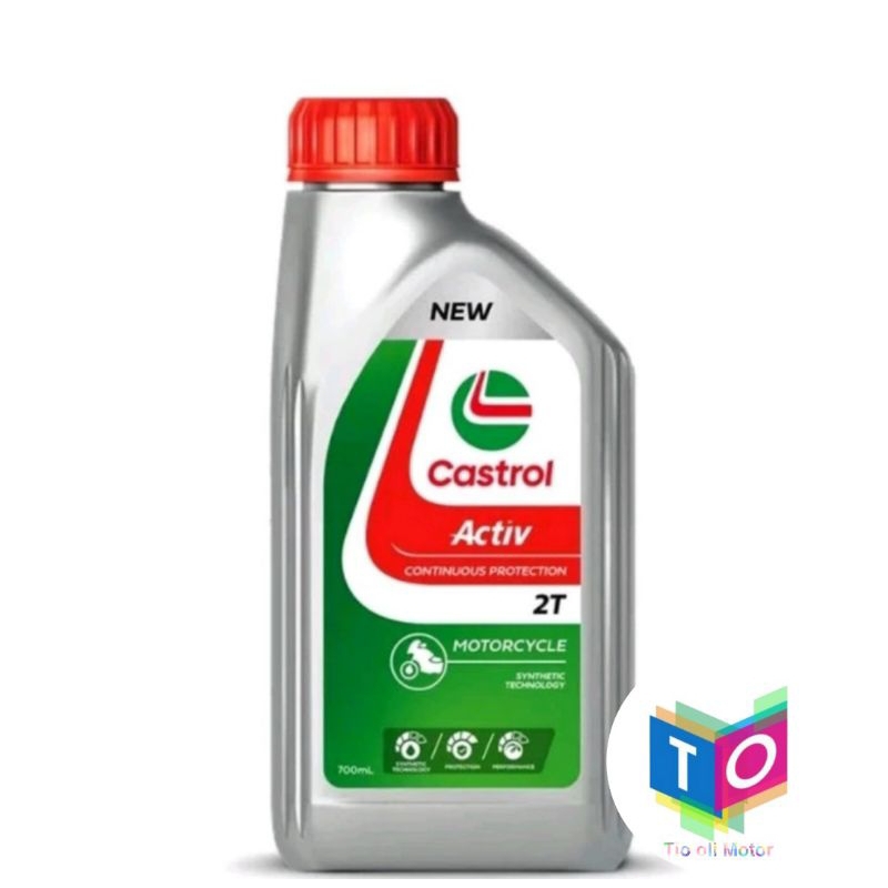 Castrol Activ 2T Low Smoke 0,7L  Oli Samping Castrol | Oli Samping Rx King