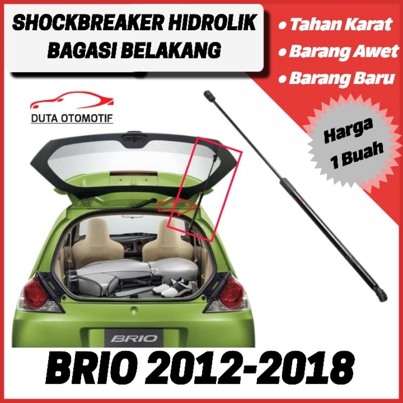 Shockbreaker Shock Hidrolik Pegas Pintu Bagasi Belakang Brio 2012 2013 2014 2015 2016 2017 2018