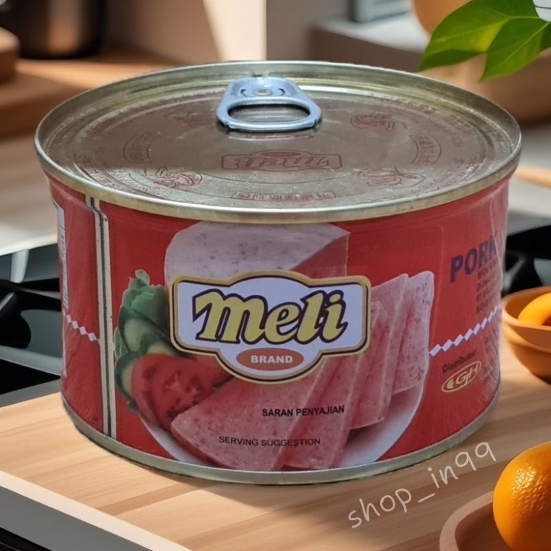 

Meli Pork Luncheon Meat kaleng 397g