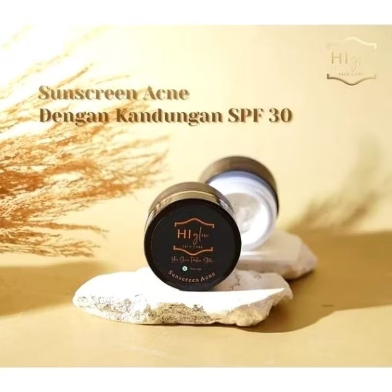 SUNSCREEN ACNE CUSTOME HI GLOW SKINCARE