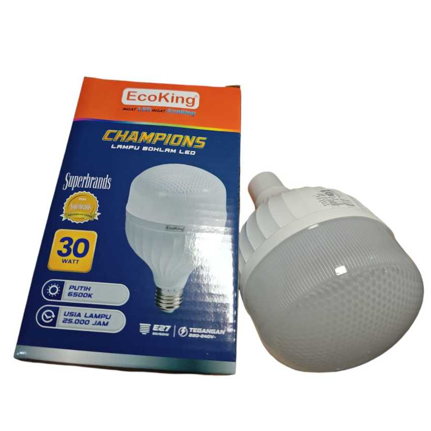Lampu Led Ecoking Champion 30 Watt 30w Cahaya Putih