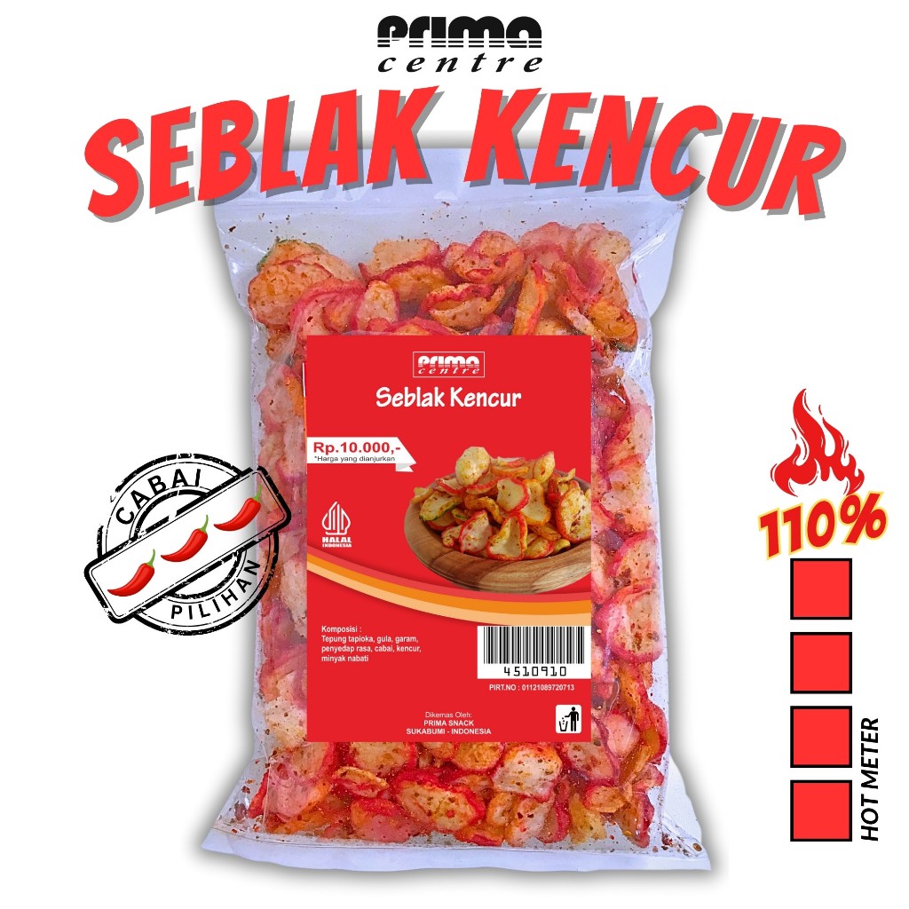 

(SN) KERUPUK SEBLAK KENCUR PEDAS 255gr