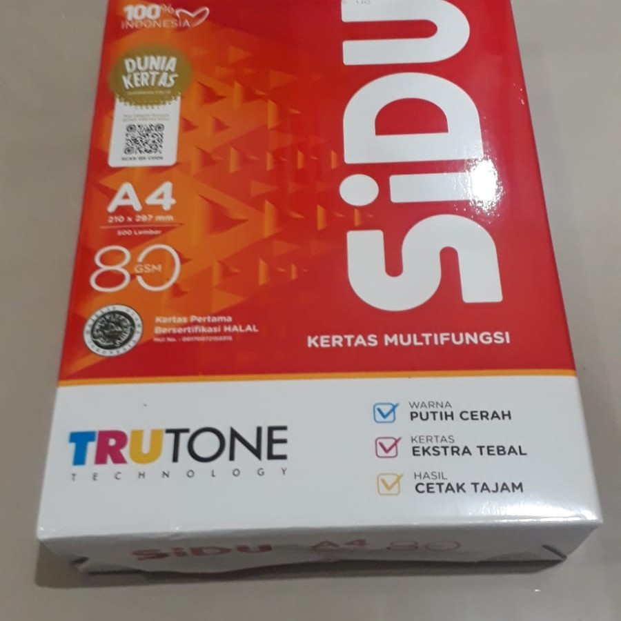 

SINAR DUNIA / SIDU A4 - 80 GRAM