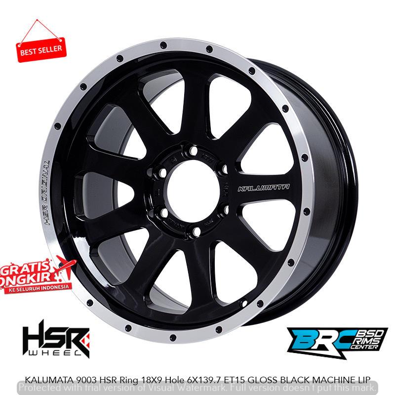 VELG HSR KALUMATA R18 UNTUK MOBIL L200, Pajero, Pajero Sport, Strada, Triton