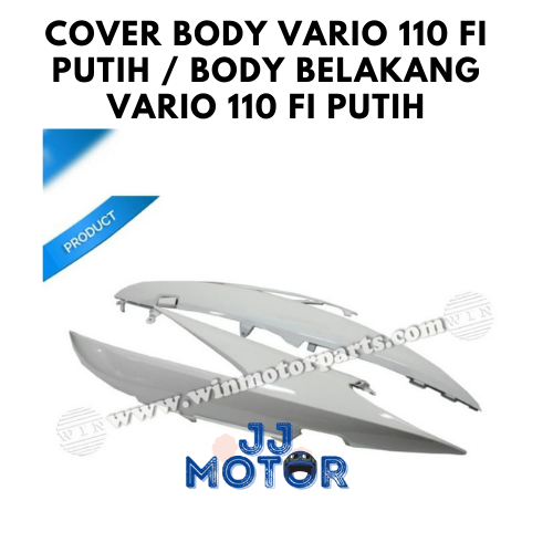 COVER BODY VARIO 110 FI PUTIH / BODY BELAKANG VARIO 110 FI PUTIH