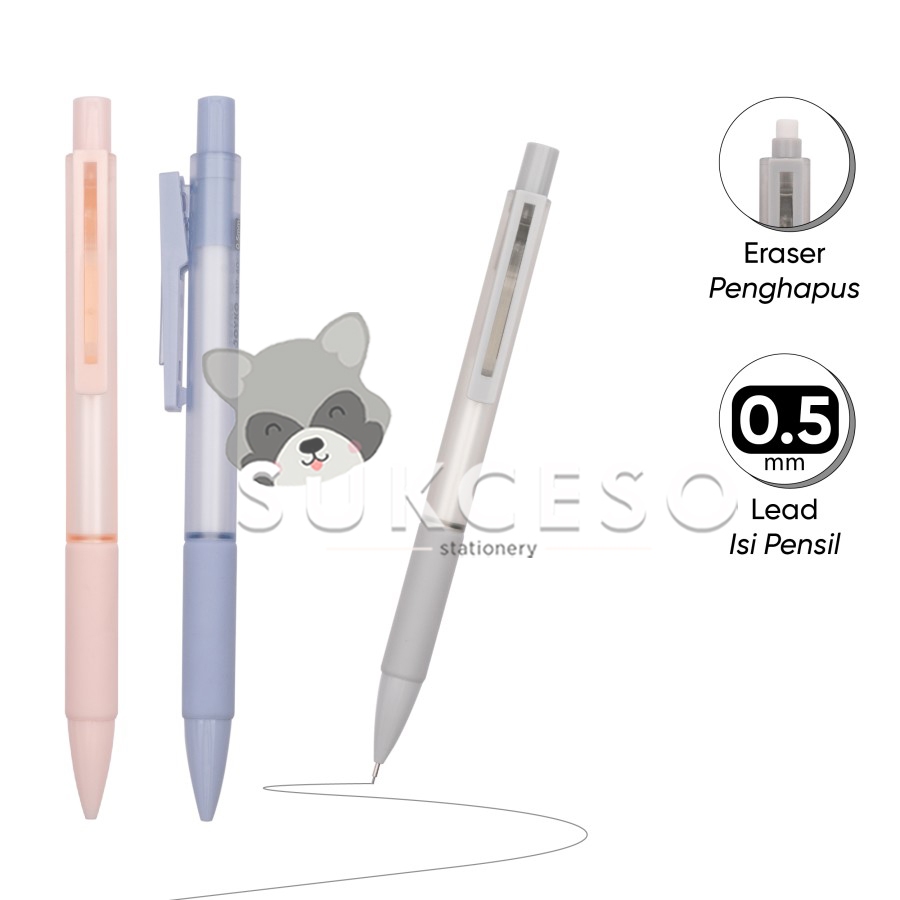 

Joyko Mechanical Pencil MP-60 / Pensil Mekanik 0.5mm Murah