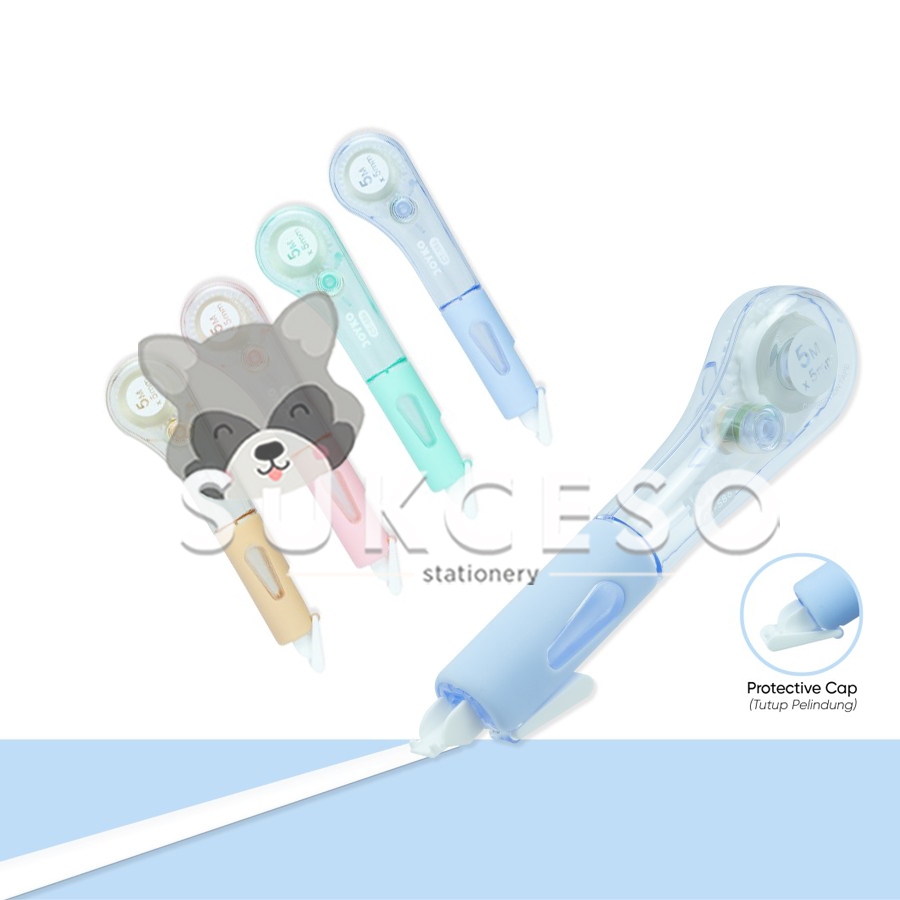 

Joyko Correction Tape CT-586 Panjang / Tip-Ex Kertas Kering / Pita Koreksi Murah Berkualitas
