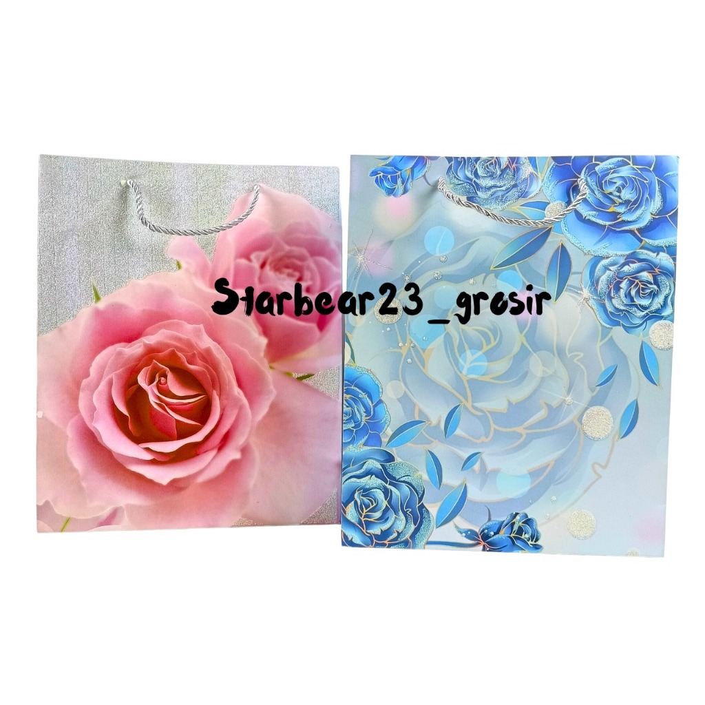 

Paperbag Glitter Romantic Rose Blossom