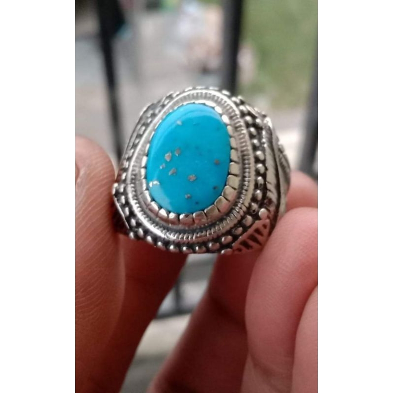 cincin batu akik pirus persi