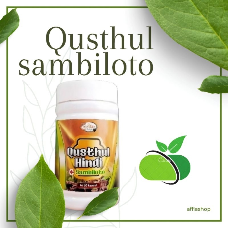 Qusthul hindi qusthul sambiloto qusthul kapsul atasi diabetes zeeida affiashop