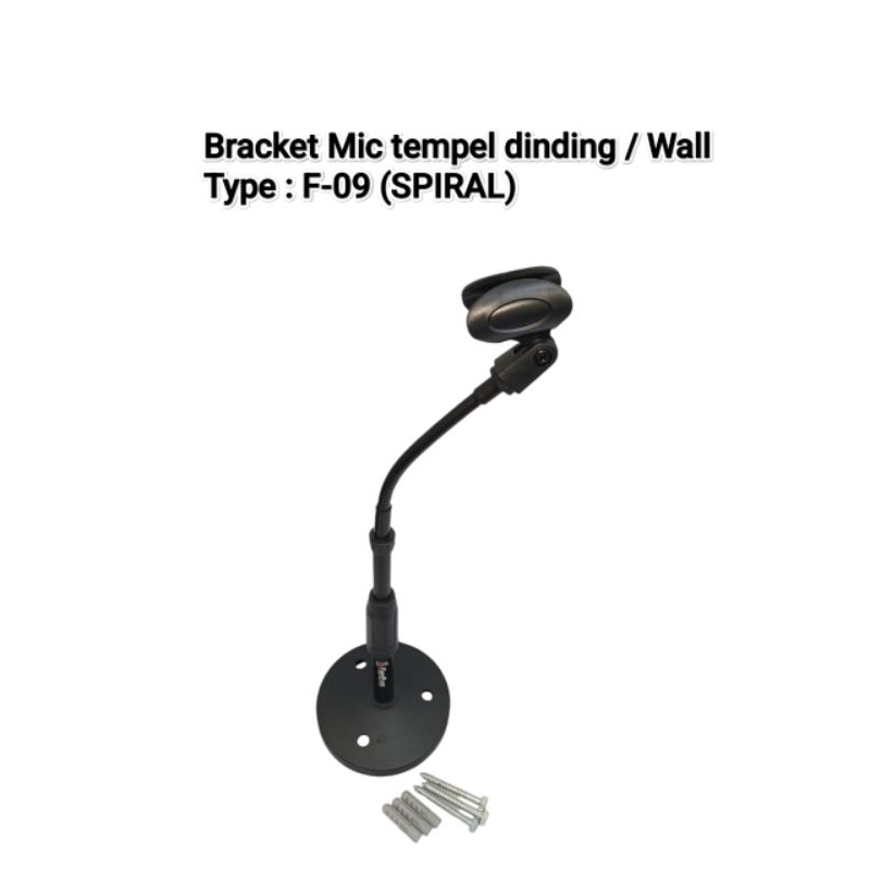 Stand mic tempel dinding