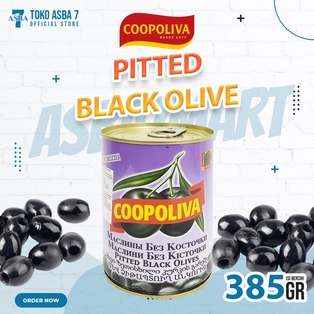 

COOPOLIVA PITTED BLACK OLIVES 425ML INDO