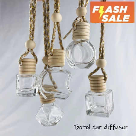 TU Botol Car Diffuser Parfum Mobil Gantung Kaca Kosong