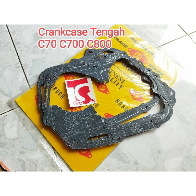 Gasket Paking Pak Crankcase Krengkes Bak Tengah Honda C70 C700 C800 NOS