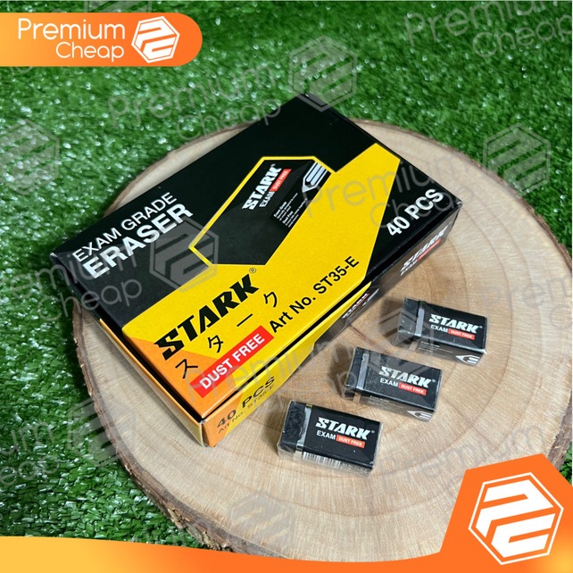 

[40 PCS] My Style Stark Eraser Penghapus Warna Putih Hitam Murah