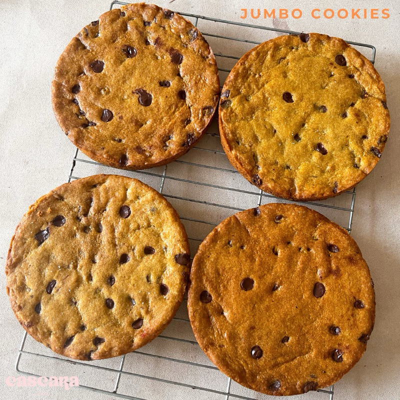 

Cascara Cookies - Kue Jumbo Cookies Ulang Tahun Giant Cookies Polos 18cm