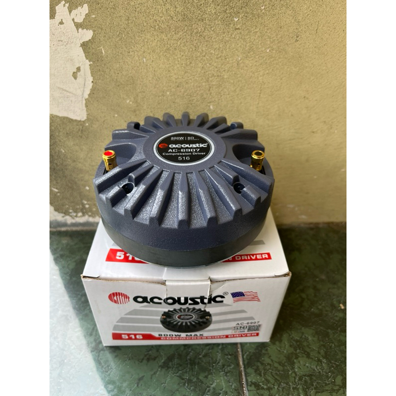 Driver Tweeter Acoustic PA516 ACT516 Twetter Acoustic PA 516 ACT 516 Original VC 2 inchi Drat 800 Wa
