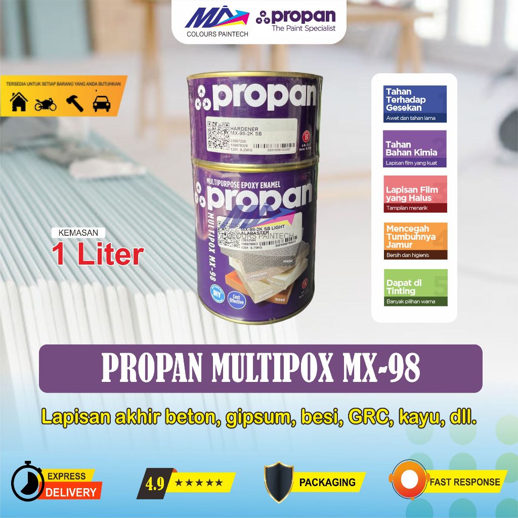 PROPAN CAT LANTAI EPOXY MULTIPOX MX-98 1 LITER