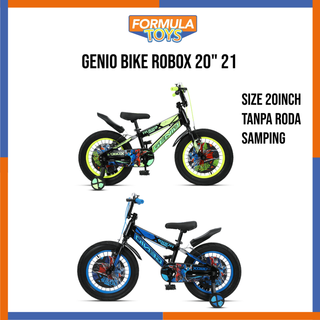SEPEDA ANAK GENIO BIKE ROBOX 20" MIX