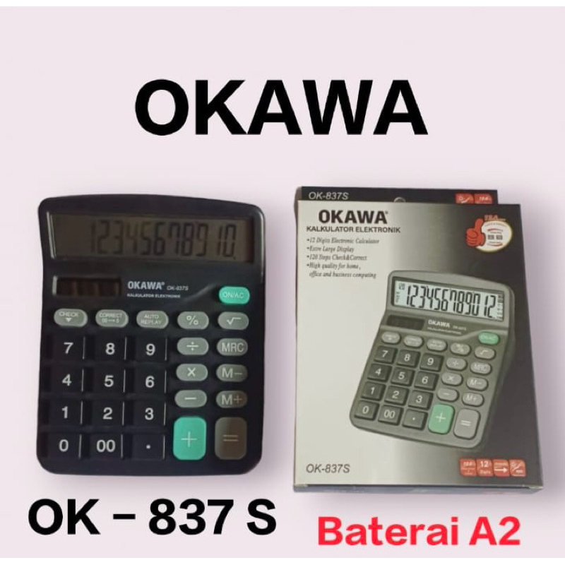 

Calculator OKAWA OK-837S [ 12 digit ]